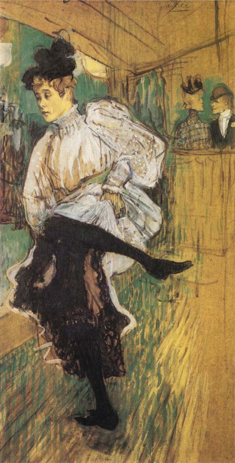 Henri de toulouse-lautrec Jan Avril Dancing